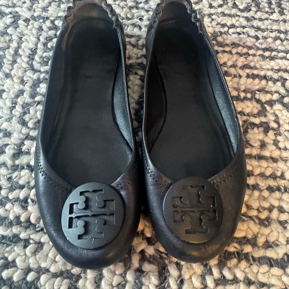 Tory Burch Minnie Travel Ballet Flat Size 8